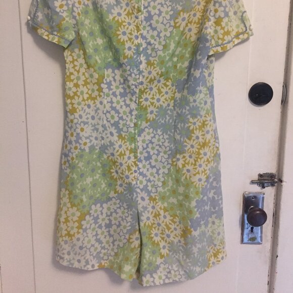 vintage 1960s floral romper - Picture 2 of 4